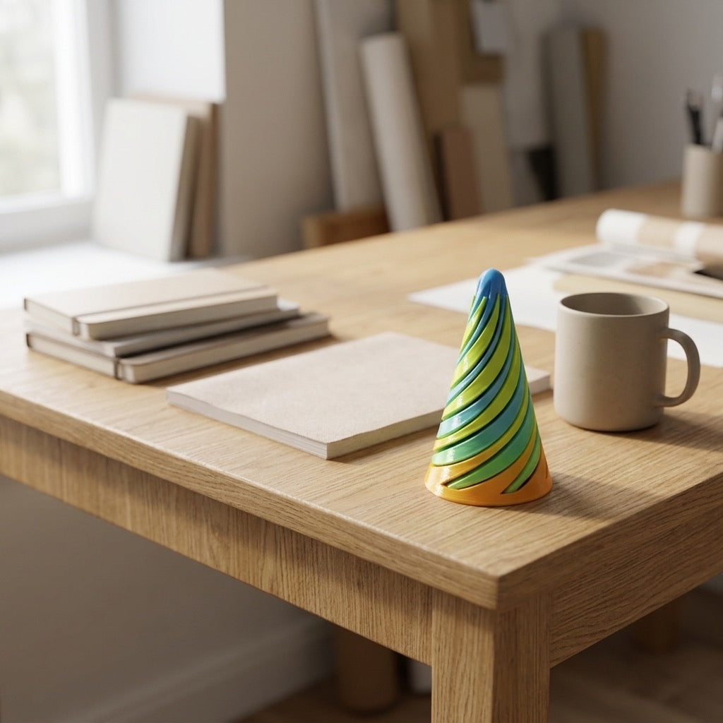 3D Printed Spiral Cone