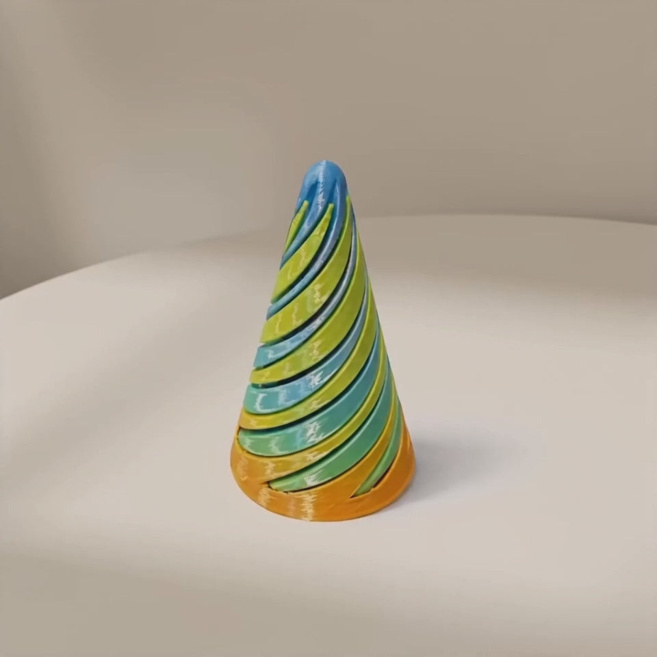 3D Printed Spiral Cone